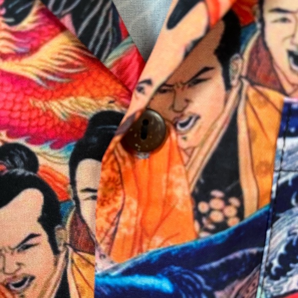 Japanese style button up shirt - Picture 3 of 4